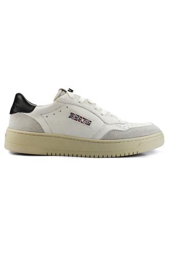 Slam White Leather Suede Black, BACK 70