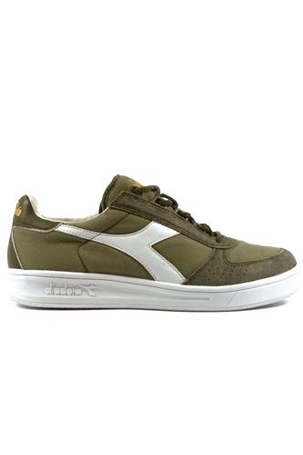 B.Elite C S Burnt Olive White Canvas Suede, DIADORA heritage