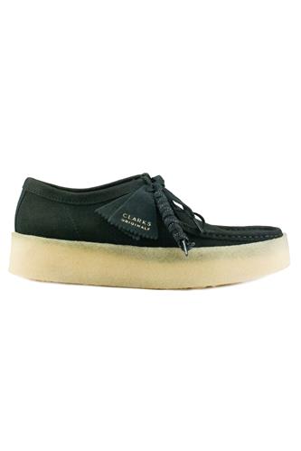 Wallabee Cup Black Nubuck, CLARKS ORIGINALS
