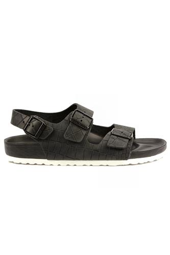 Milano Black Stamped Leather, BIRKENSTOCK