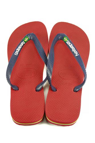 Havaianas Brasil Logo Red Blue, HAVAIANAS
