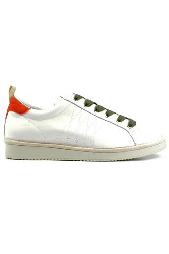 P01 Leather Suede Laces Green Orange White, PANCHIC