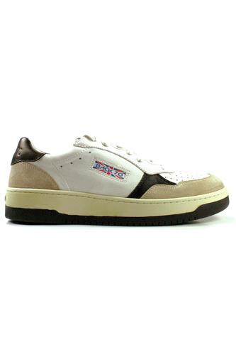 Slam White Black Leather Beige Suede, BACK 70